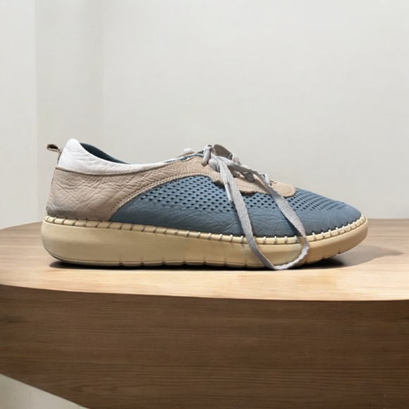 Women's Mago Kelsey Oxford - Size 41 (9.5 US) - Denim Silver Grey - Leather - Picture 5 of 9